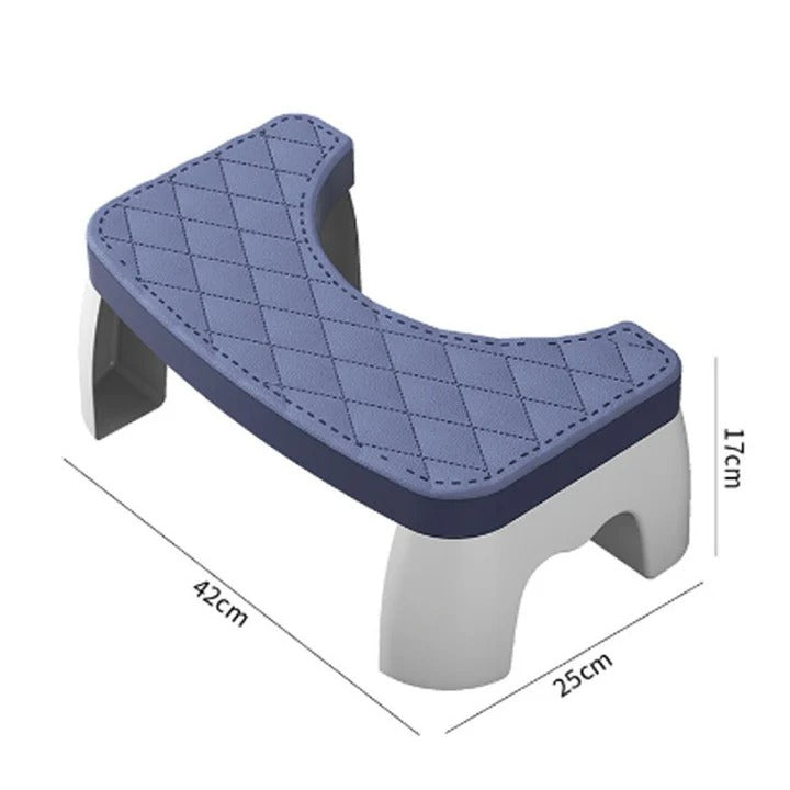 Compact Toilet Squat Stool with Non-Slip Design for Adults