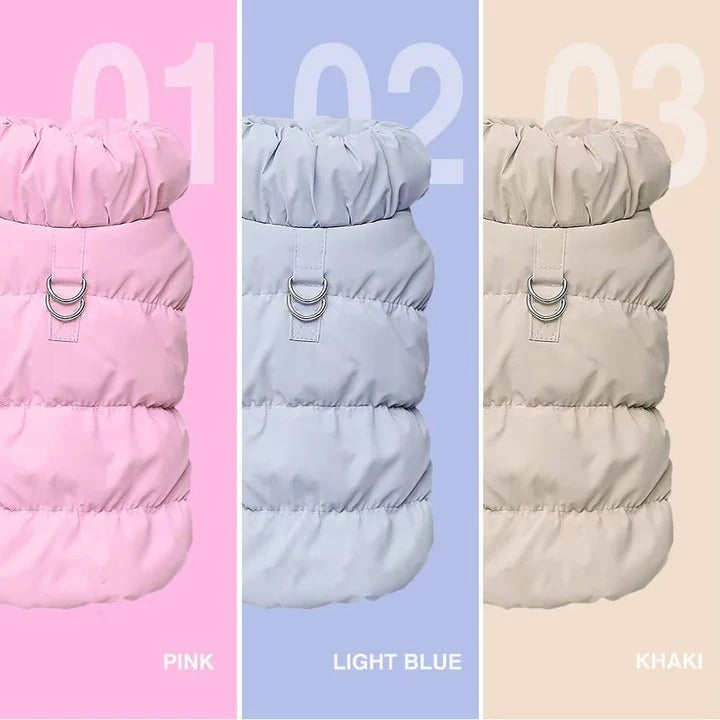 Warm Pet Jacket for Winter Use