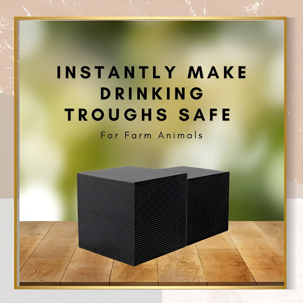 Bio Cube Water Purifier for Aquarium Livestock and Horse Trough