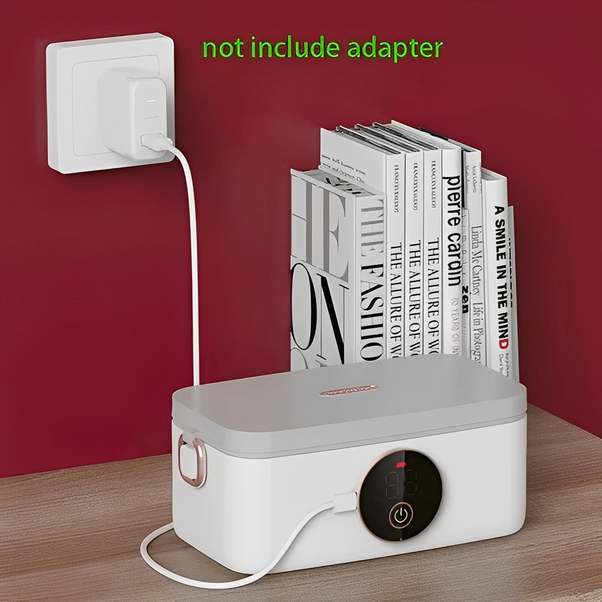Electric Heated Lunch Box Wireless for Food Warming