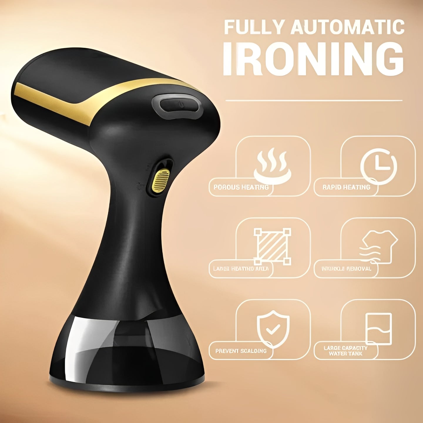 Portable Garment Steamer for Travel and Quick Ironing