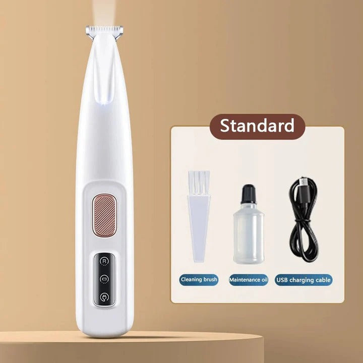 Quiet Low-Noise Cat Grooming Trimmer with Ceramic Blades for Scared Felines