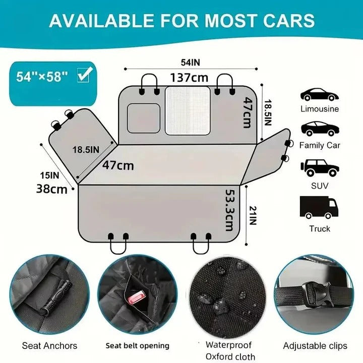 Heavy Duty Automotive Pet Liner with Liquid Barrier and Claw Proof Surface