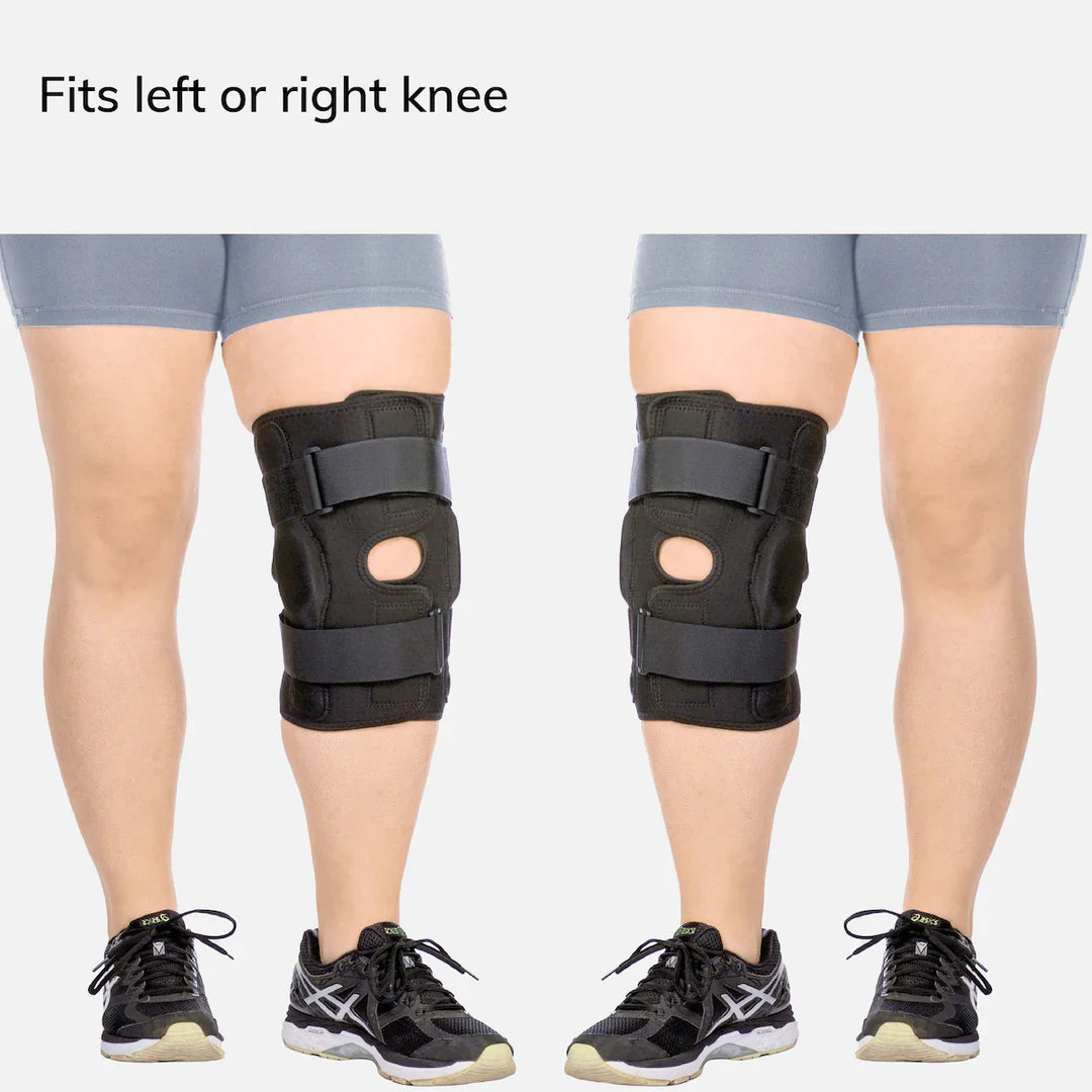 Adjustable Knee Support with Stabilizers
