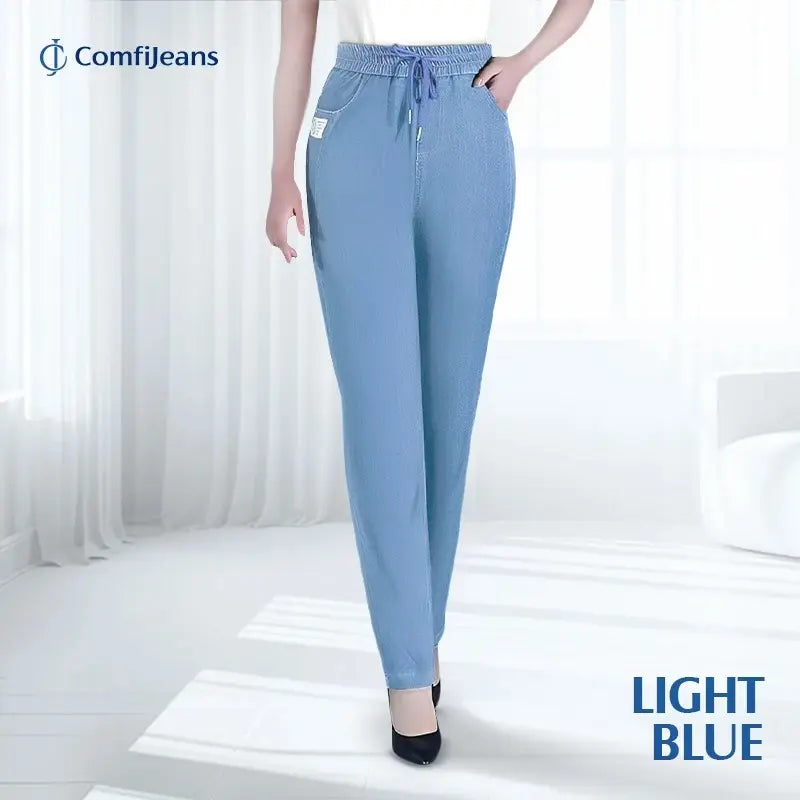 ComfiJeans - High Waist Ultra-Stretch Mom Jeans