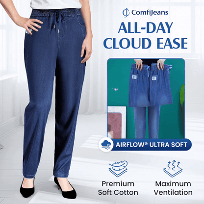 ComfiJeans - High Waist Ultra-Stretch Mom Jeans