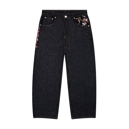 blossom raw denim