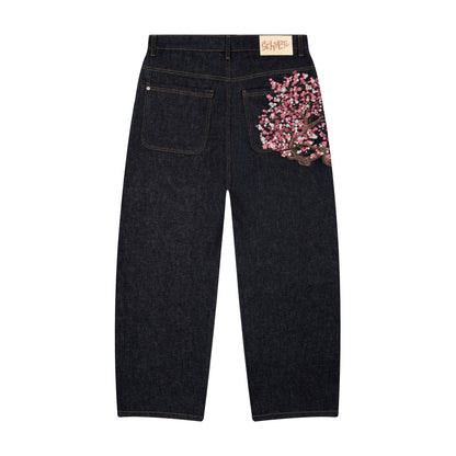 blossom raw denim