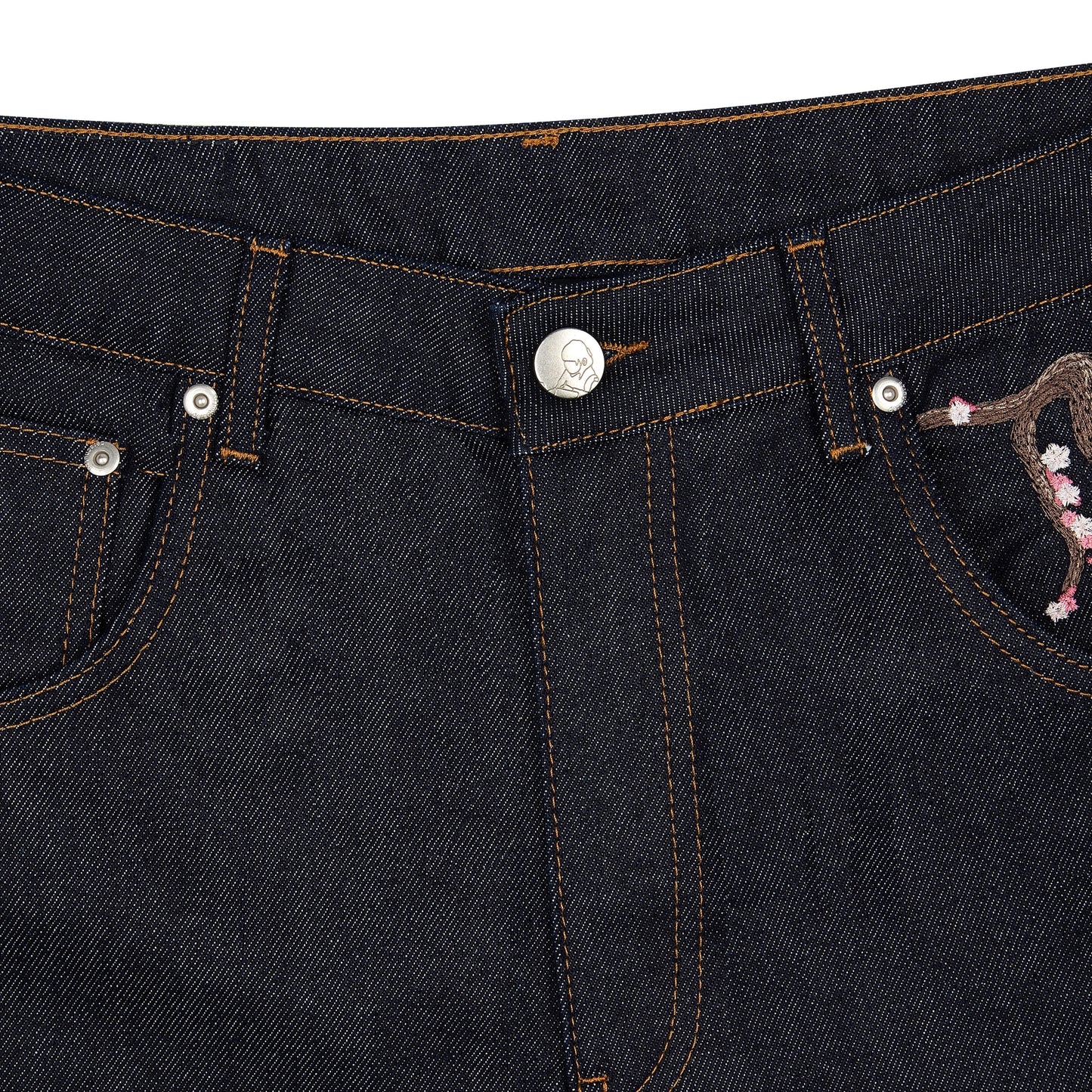 blossom raw denim