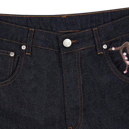 blossom raw denim