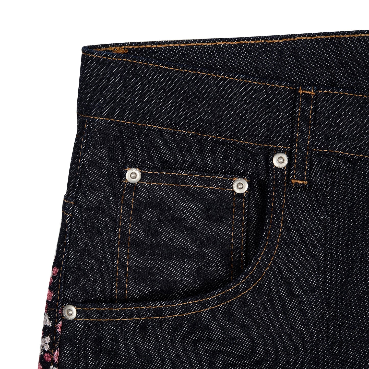 blossom raw denim