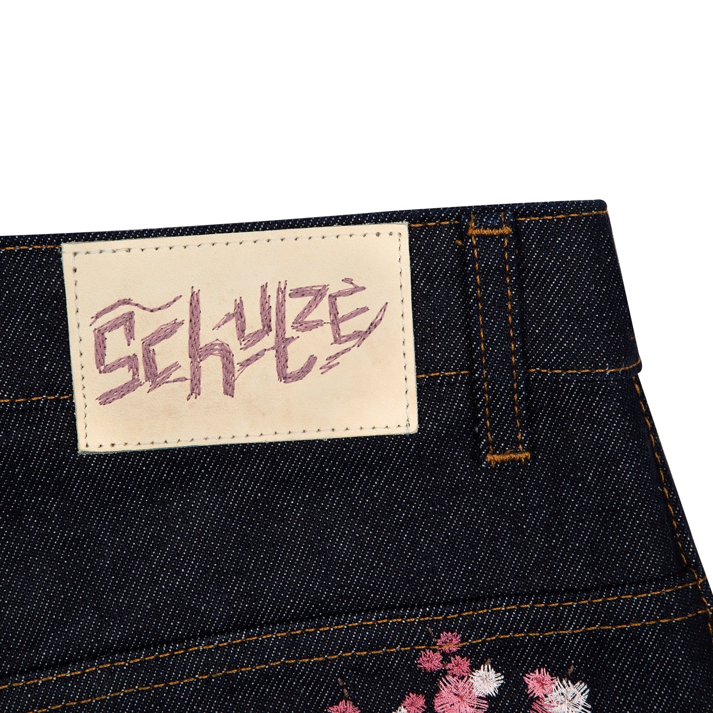 blossom raw denim