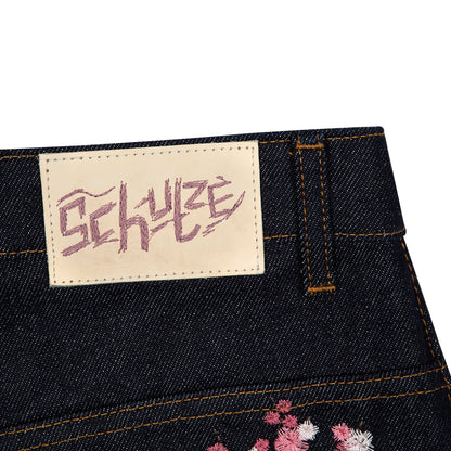 blossom raw denim