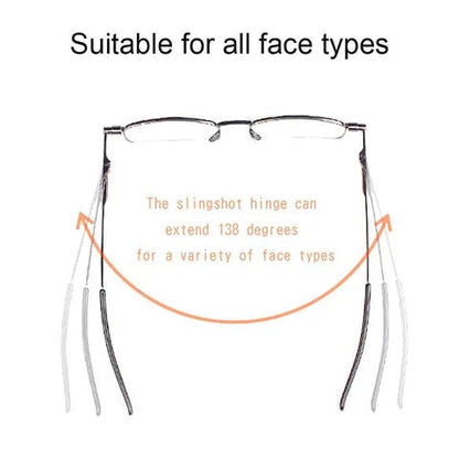 Compact Mens and Ladies Folding Reading Glasses