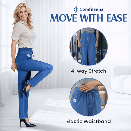 ComfiJeans - High Waist Ultra-Stretch Mom Jeans