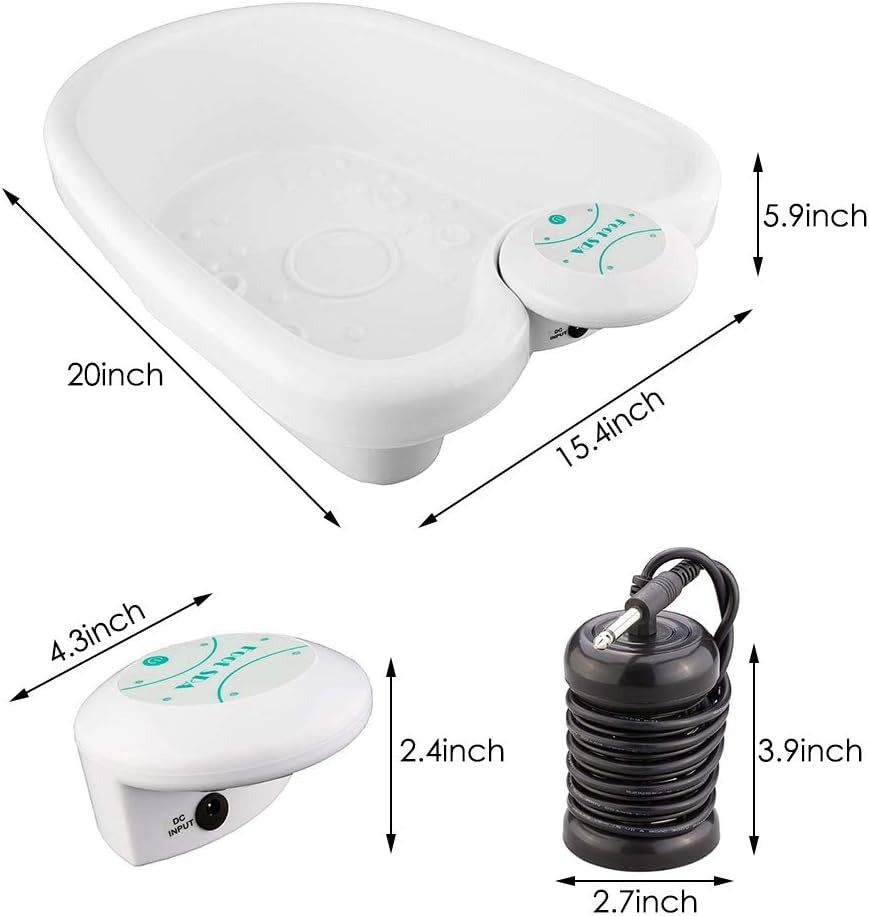 Ionic Foot Spa with Digital LED Timer and Ionization Array