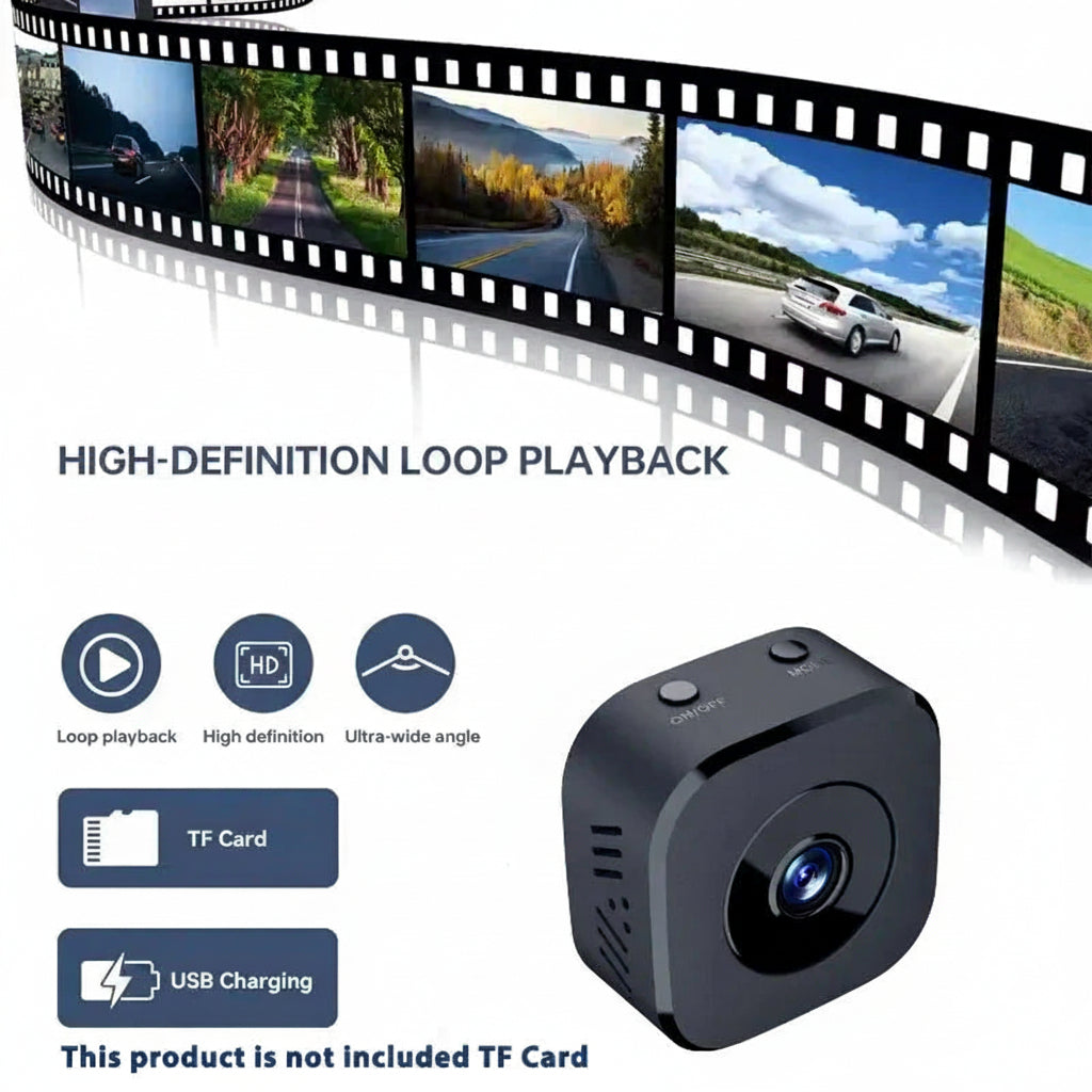 1080P HD Wireless Security Camera with Night Vision and Magnetic Bracket, 70g Compact