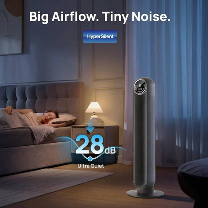 Portable Ac Unit Air Conditioner for Home and Office, Bladeless Air Cooler Tower Fan, Ultra Quiet, 8 Speeds, 4 Modes