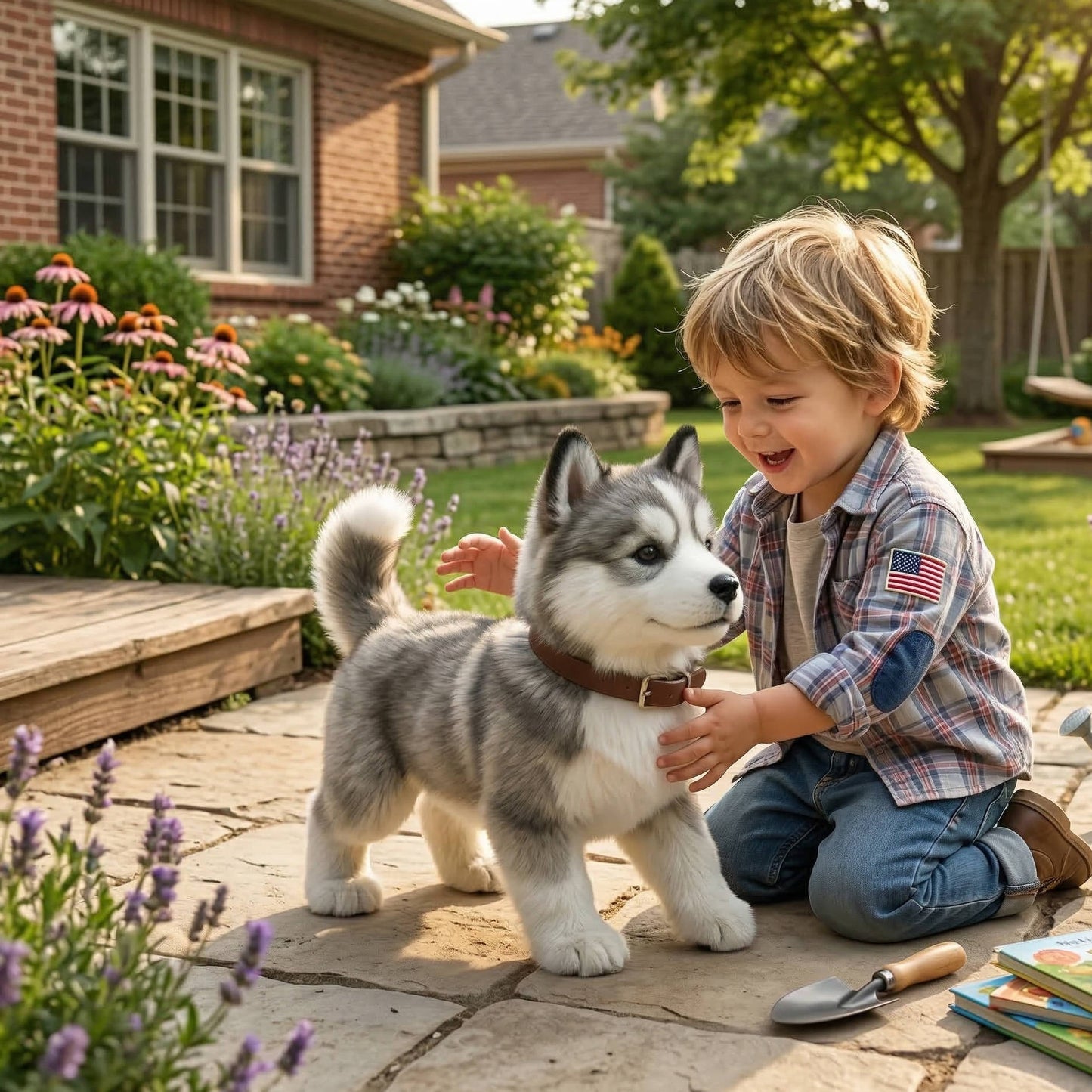 Realistic Interactive Dog Robot, Walking, Barking and Wagging Dog