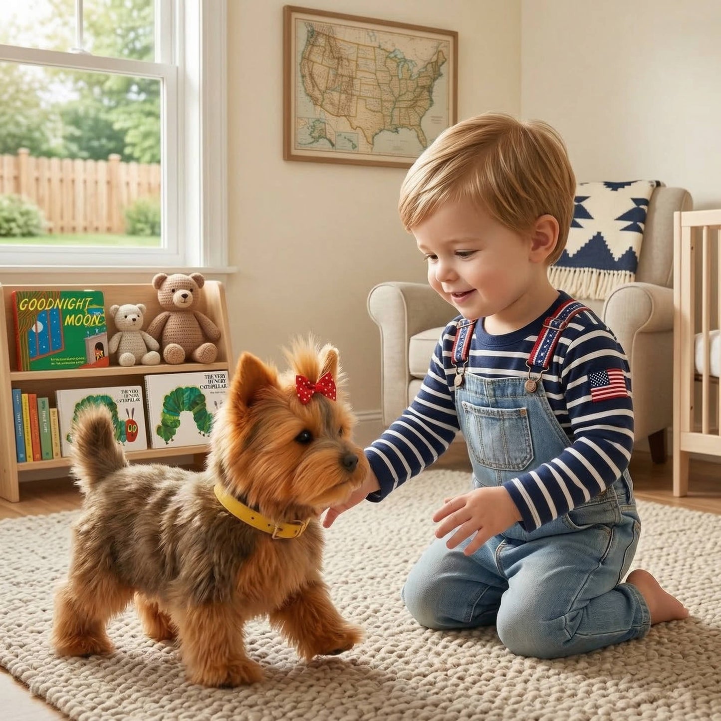 Realistic Interactive Dog Robot, Walking, Barking and Wagging Dog