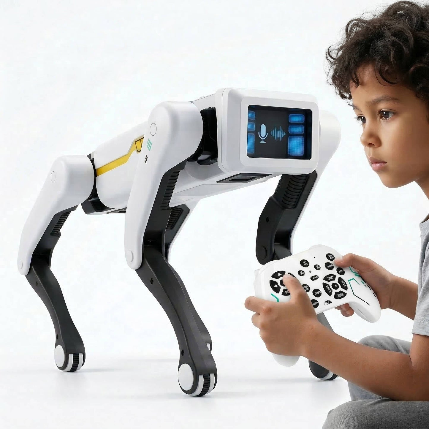 Smart Robot Dog, Interactive STEM Pet with Voice Control, 30+ Actions and APP Programming, Durable Design for Kids Age 6+, Compatible with iOS, Android