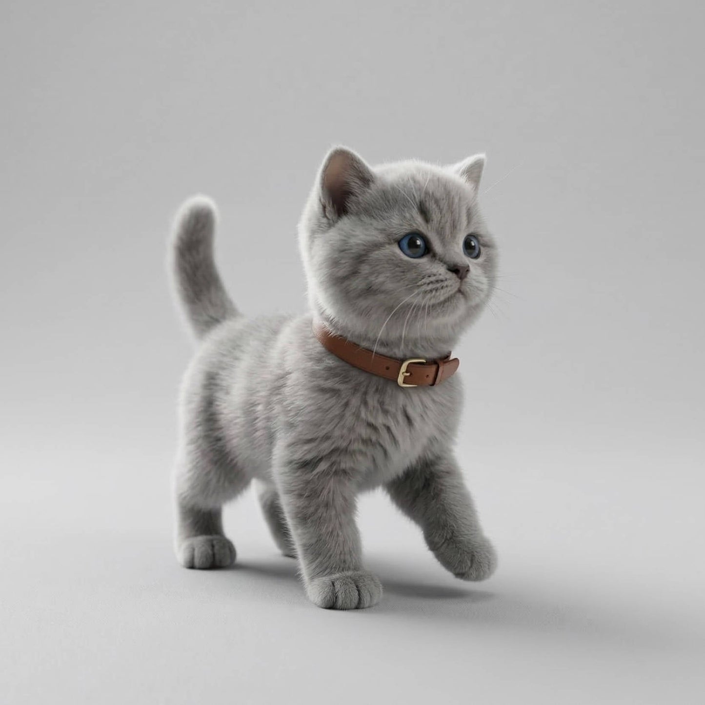Realistic Interactive Tabby Robot Kitten, Walking and Meowing Robot Cat