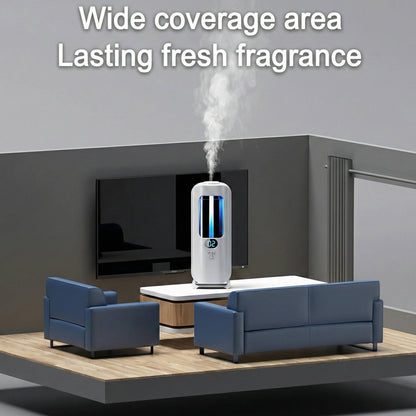 Air Humidifier and Aromatherapy Diffuser with Digital Display and Colored LED Lights