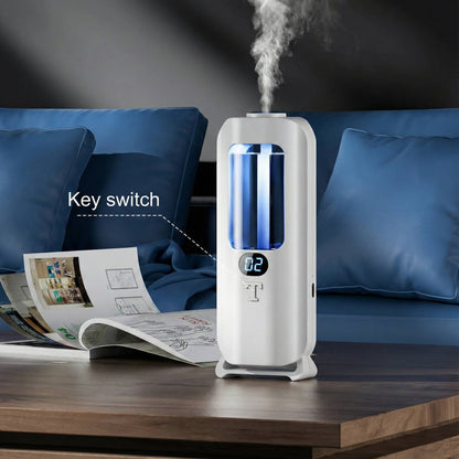 Air Humidifier and Aromatherapy Diffuser with Digital Display and Colored LED Lights