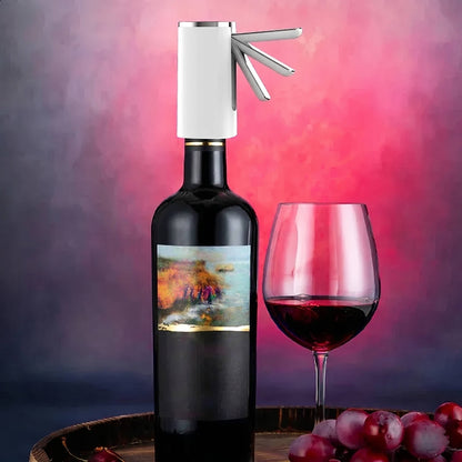 Electric Wine Separator and Aerator, Intelligent Alcohol Dispenser with Fast Air Pump for Bar and Home Use