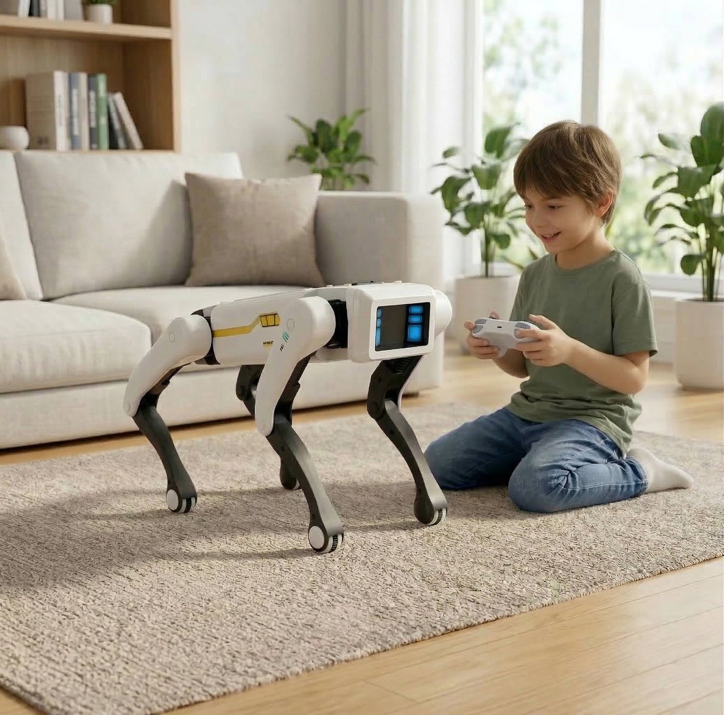 Smart Robot Dog, Interactive STEM Pet with Voice Control, 30+ Actions and APP Programming, Durable Design for Kids Age 6+, Compatible with iOS, Android