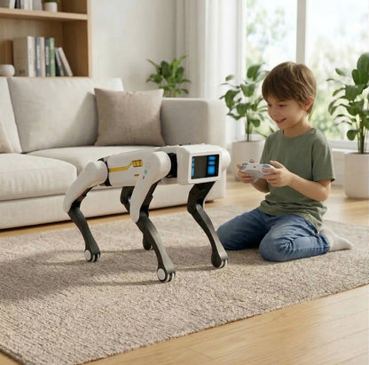 Smart Robot Dog, Interactive STEM Pet with Voice Control, 30+ Actions and APP Programming, Durable Design for Kids Age 6+, Compatible with iOS, Android
