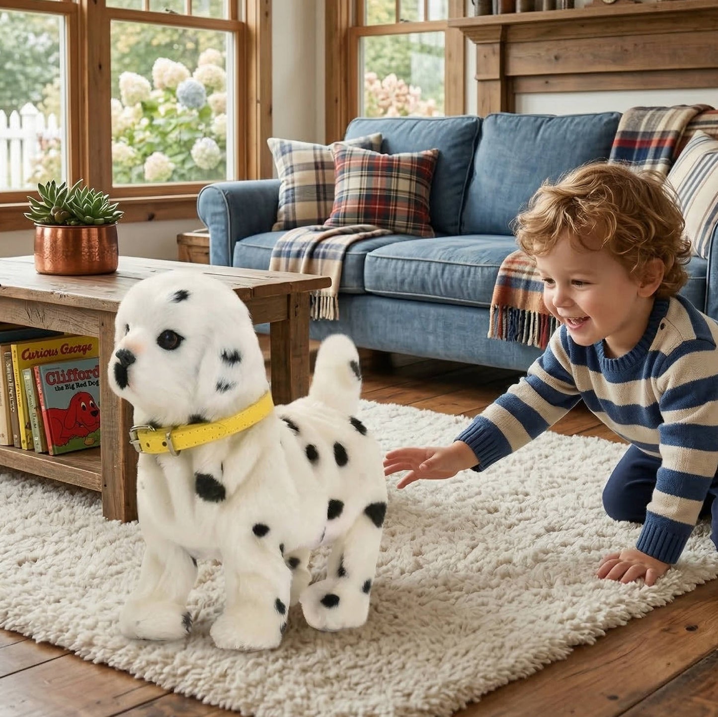 Realistic Interactive Dog Robot, Walking, Barking and Wagging Dog