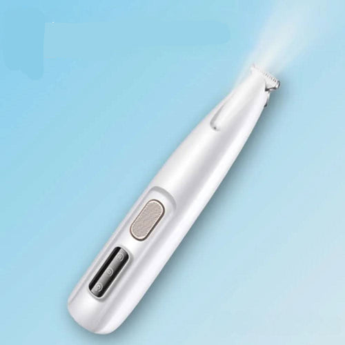 Quiet Pet Grooming Trimmer with Ceramic Blades and LED Light for Dogs and Cats