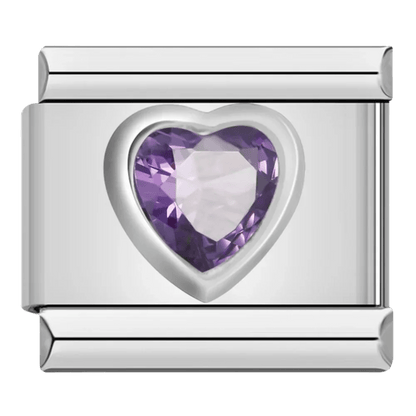 Purple Gem Heart