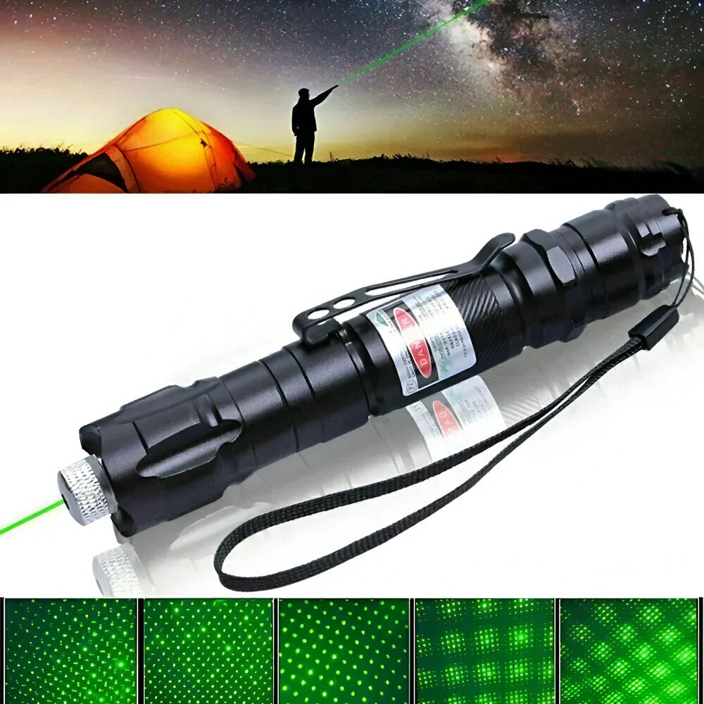 Green Laser Pointer with Rechargeable Battery and 2000 Meter Range