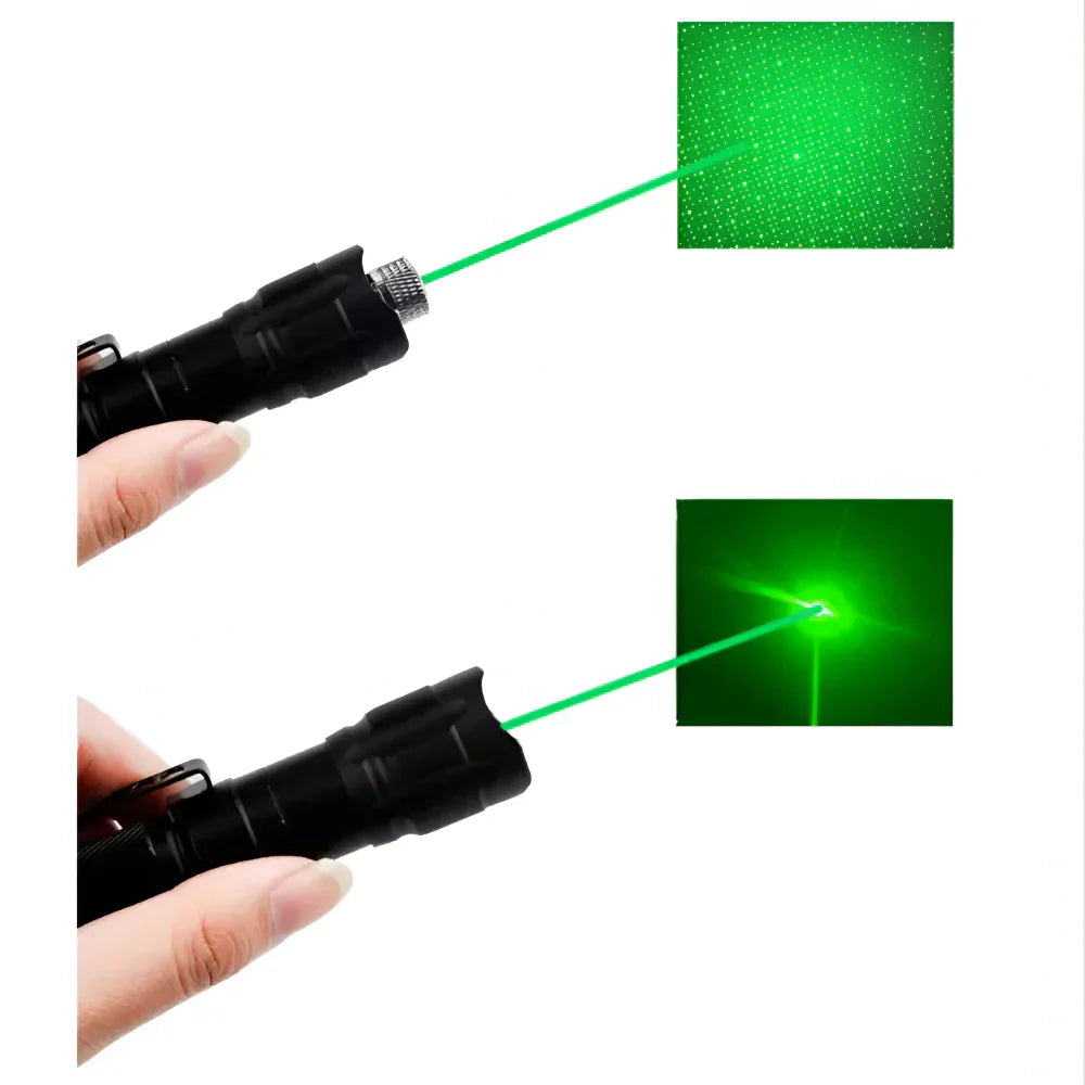 Green Laser Pointer with Rechargeable Battery and 2000 Meter Range