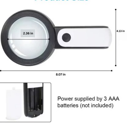30x Magnifying Glass for Seniors
