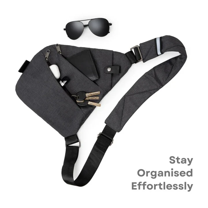 Unisex Anti-Theft Crossbody Bag