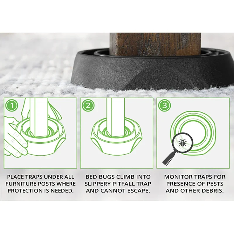 Plastic Bed Bug Trap and Catcher