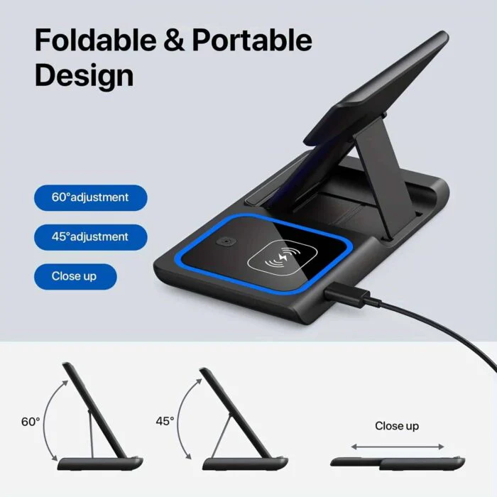 3 in 1 Wireless Induction Charger for IPhone
