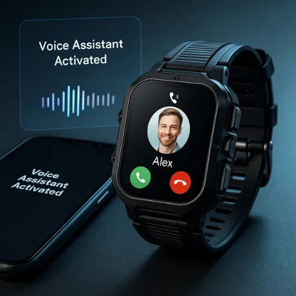 Waterproof Smartwatch,  Fitness Tracking, Bluetooth 5.0