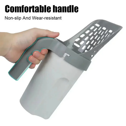 All in One Cat Litter Scoop, Gray