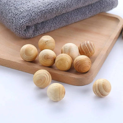 Camphorwood Moth Repellent Balls for Closets and Storage
