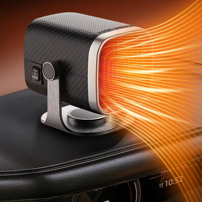 12V/24 Portable Car Heater and Defroster 120W/150W Fast Heating Ceramic Fan for Windshield Defogging