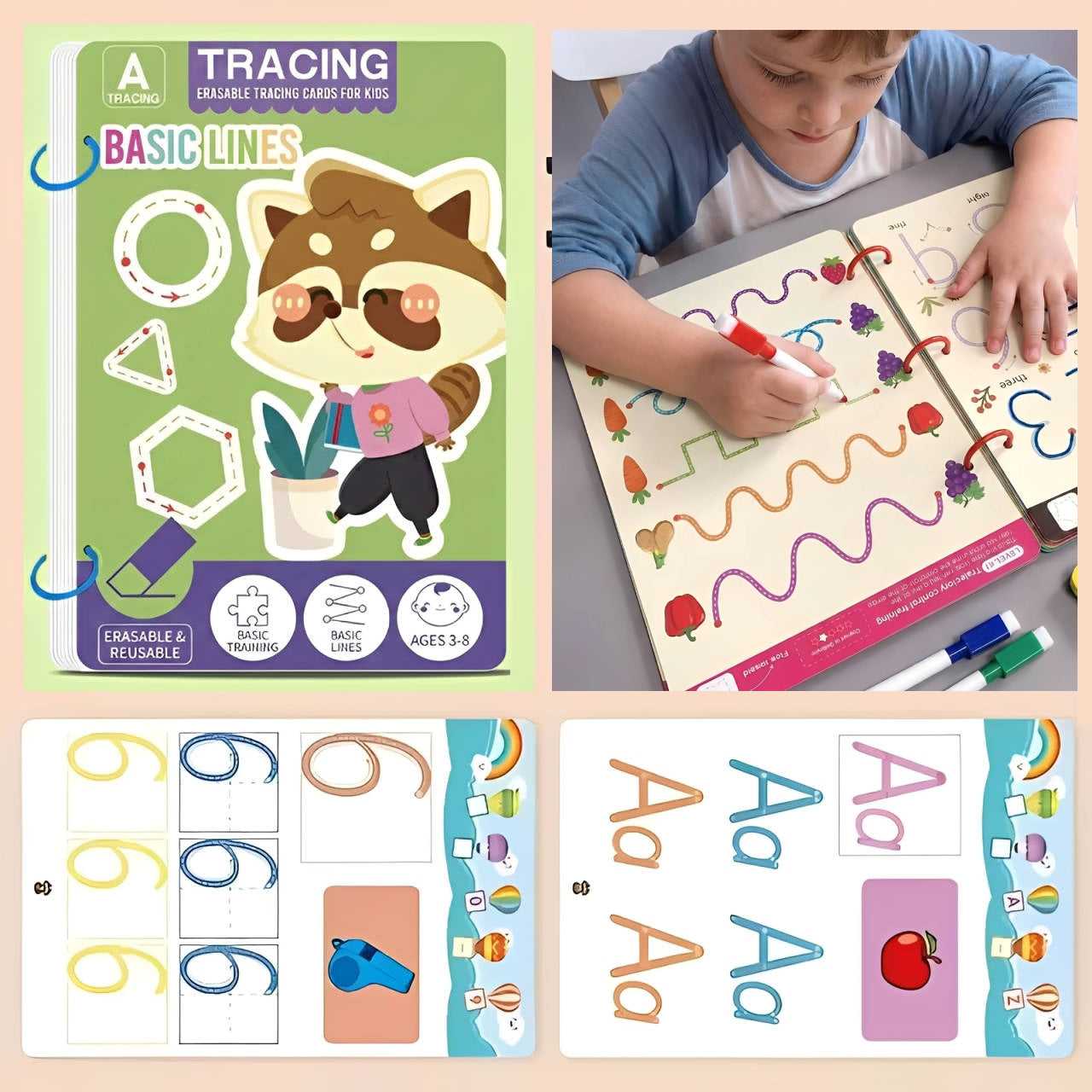 Toddler Kindergarten Writing Worksheets Book