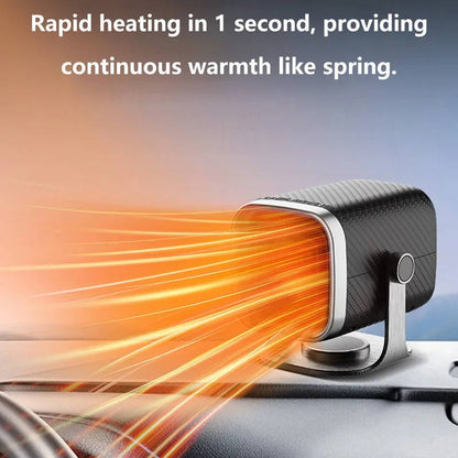 12V/24 Portable Car Heater and Defroster 120W/150W Fast Heating Ceramic Fan for Windshield Defogging