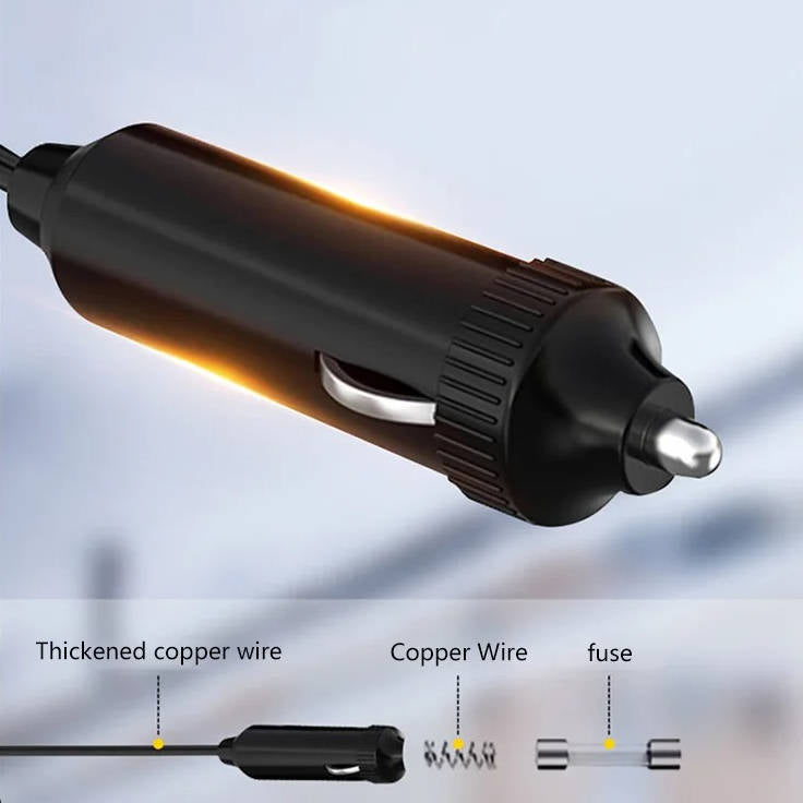 12V/24 Portable Car Heater and Defroster 120W/150W Fast Heating Ceramic Fan for Windshield Defogging
