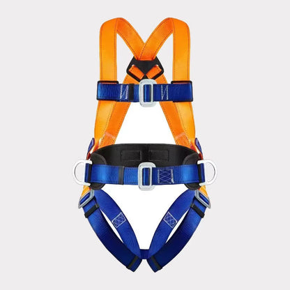 Safety Harness for Roofing with Shock Absorbing Lanyard, Updated Comfortable Waist Pad