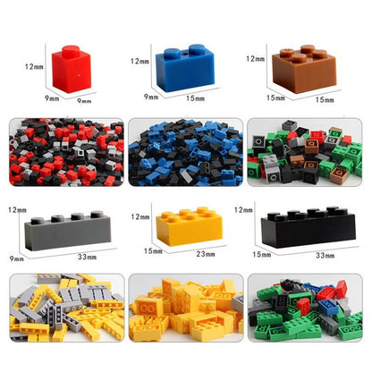 Building Blocks 1000 PCS Bulk Set Classic Bricks Toy for Kids Ages 6+