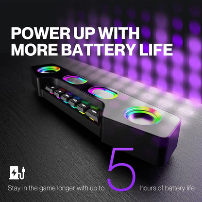 Bluetooth Desktop Speaker with RGB Effects